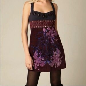 NWOT Rare Free People Dreaming in Paradise Valentine Dress Purple 8